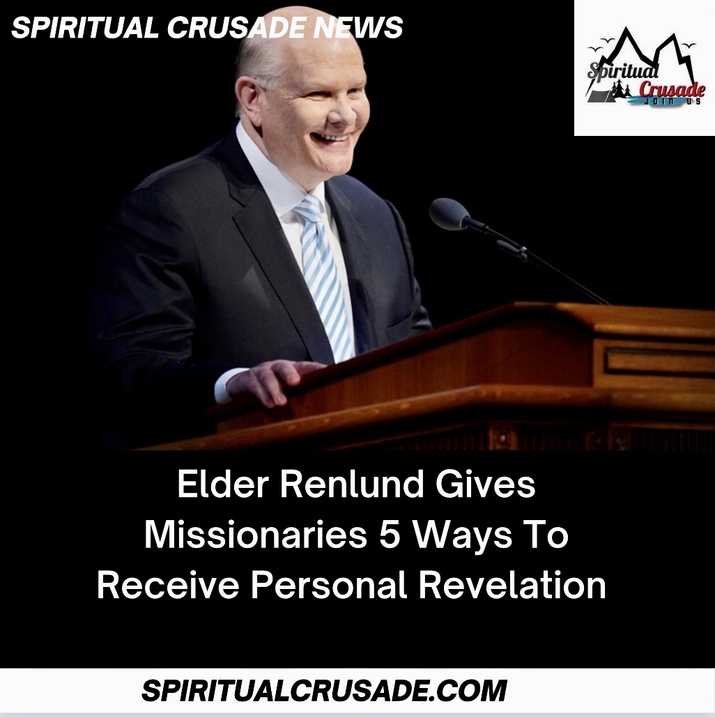 Elder Renlund Gives Missionaries 5 Ways To Receive Personal Revelation