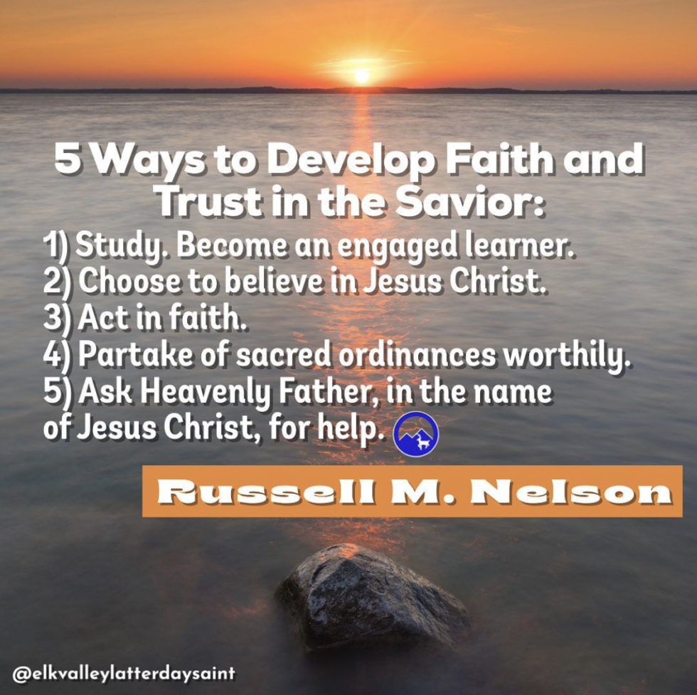 Create Faith 5 Ways to Develop Faith and Trust in the Savior | Spiritual Crusade