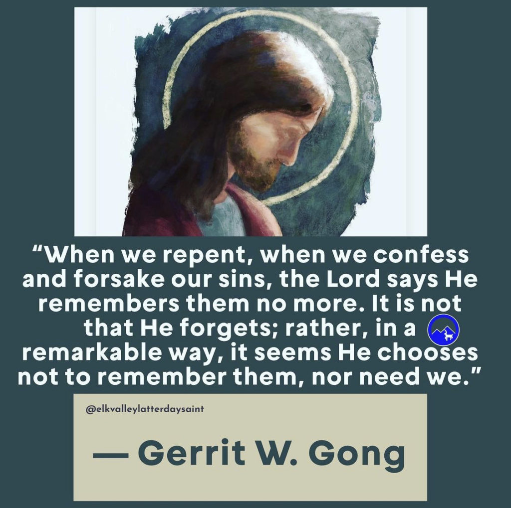 When We Repent, God Doesn’t Really Forget Our Sins. He Actually Chooses ...