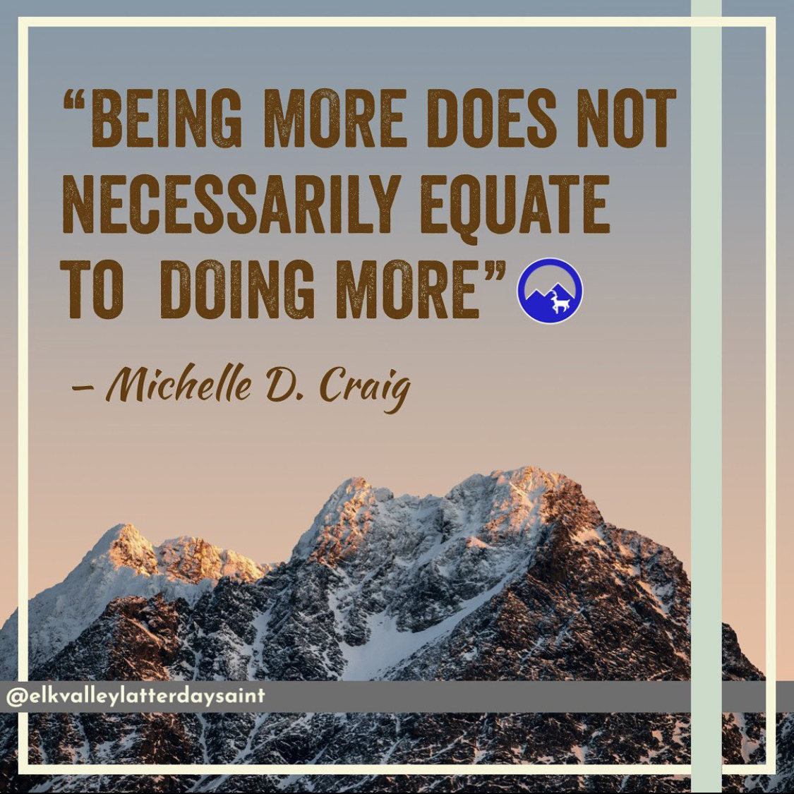 Involves Doing More Being More Is Not Equal To Doing More | Spiritual Crusade