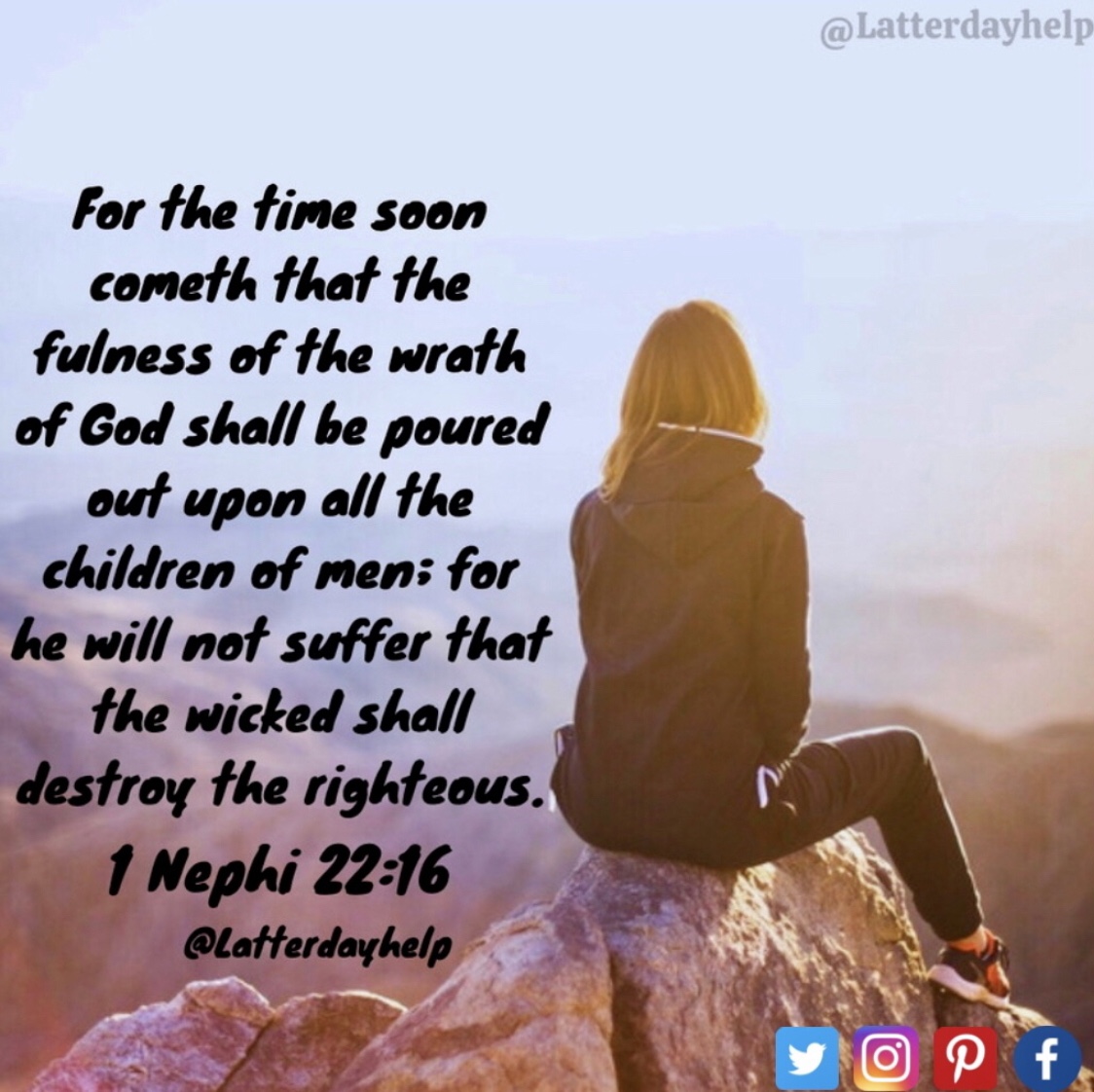 The Fulness Of The Wrath Of God Shall Be Poured Out – 1 Nephi 22:16 ...