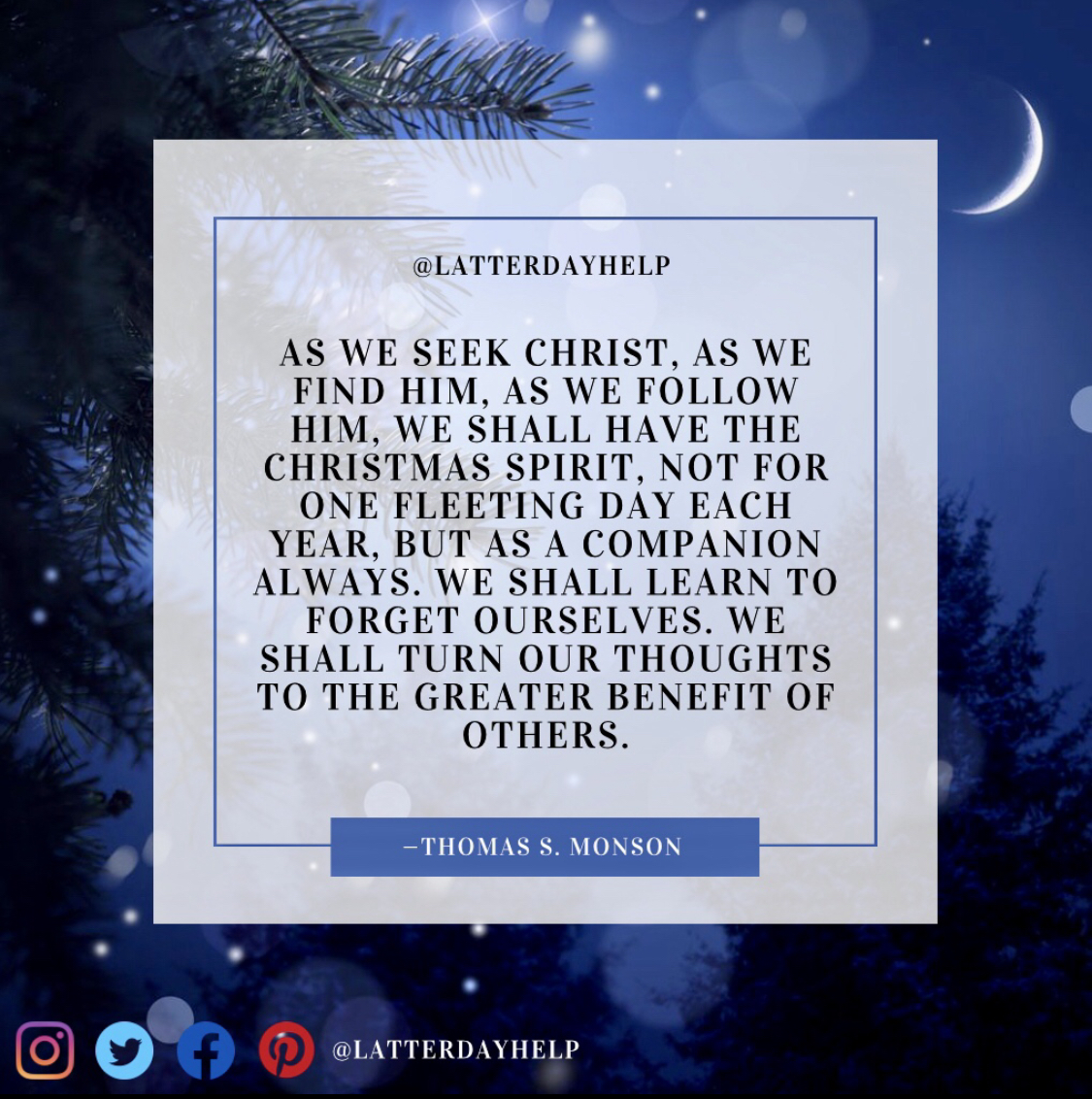 As We Seek Jesus Christ -Latterdayhelp Quotes